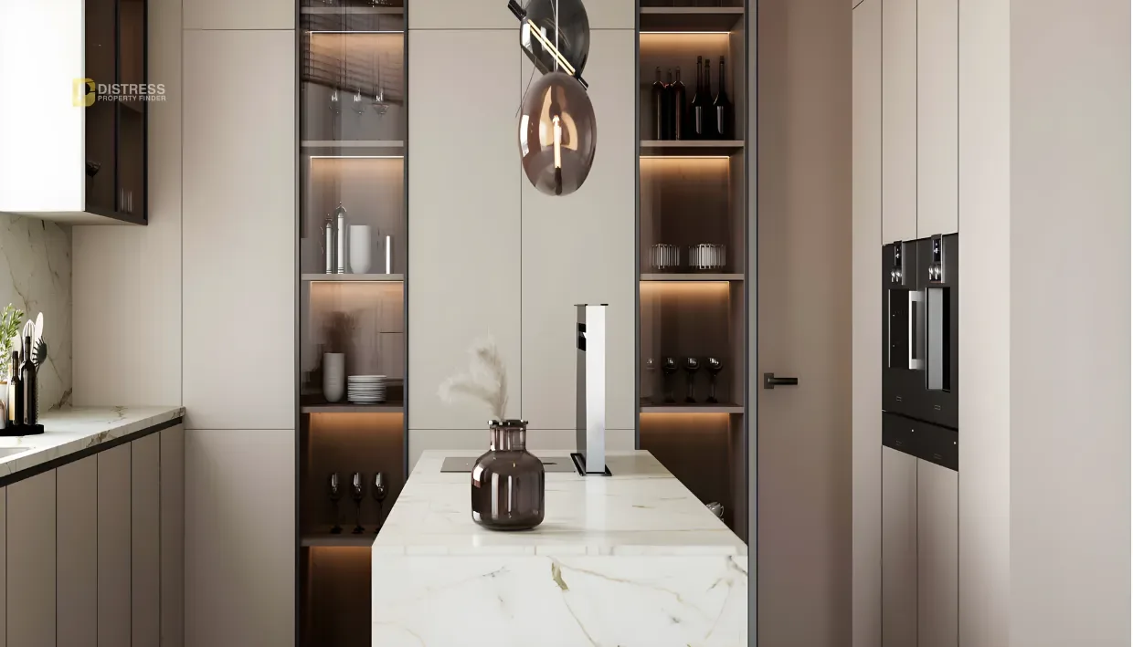 2-Bedroom Apartment Aeternitas Dubai Marina — Franck Muller By London Gate At Kitchen