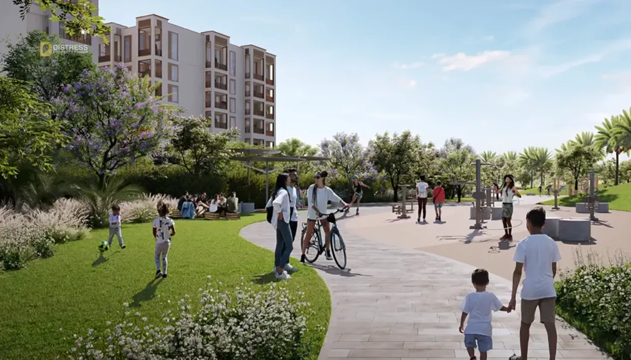 Cedar at Creek Beach by Emaar Properties - living
