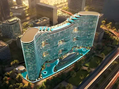 2-Bedroom Apartment Binghatti Aquarise Business Bay — Distress Deal Studio AED 170k Be