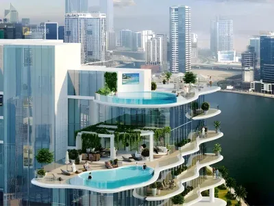 Mid Floor 2 Bedroom in Chic Tower, Business Bay at 14.5% Below OP with Canal View