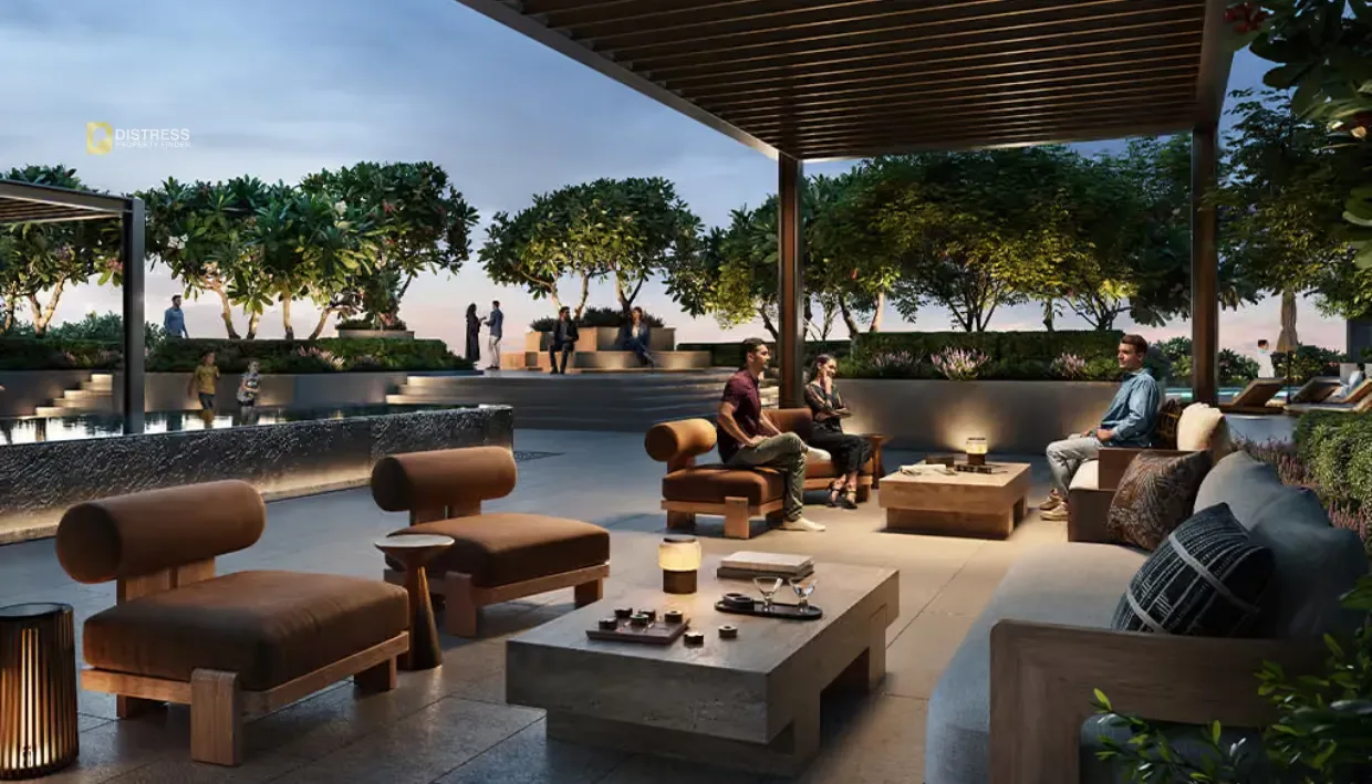 2-Bedroom Apartment Altan Dubai Creek Harbour — Dubai Outdoor Seating
