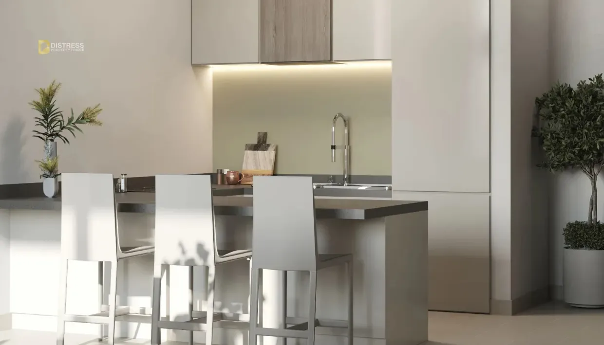 2-Bedroom Apartment Crest Grande Sobha Hartland — Bedroom Apartment Maids Kitchen