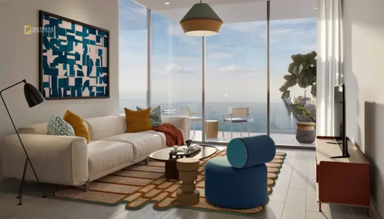 2-Bedroom Apartment Nautica Two Dubai Maritime City — By Select Group In Living Room