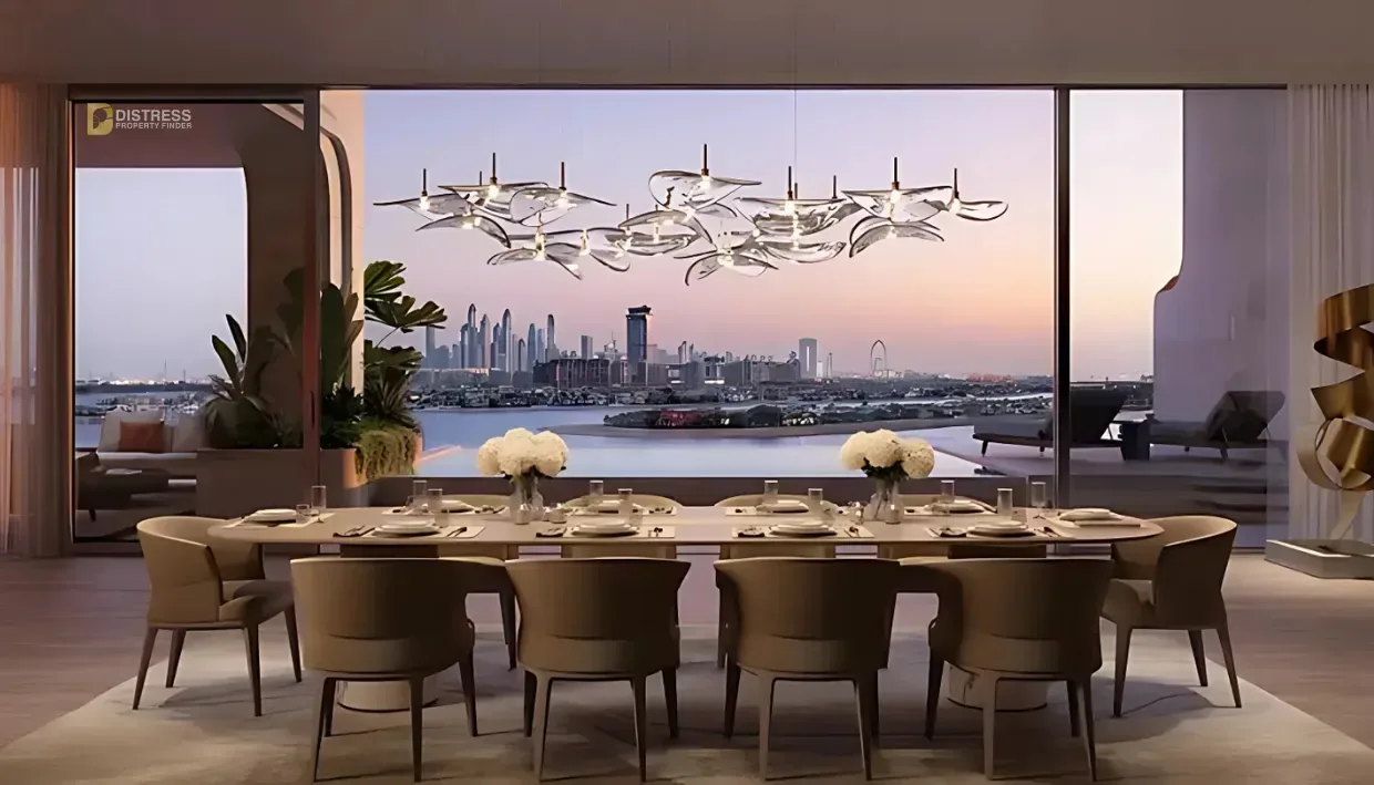 2-Bedroom Apartment The Alba Residences by Omniyat Palm Jumeirah — The Dorchester Collection At By Dinning Area