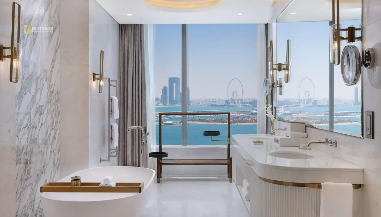 2-Bedroom Apartment SLS Residences The Palm Palm Jumeirah — At The Dubai Bathroom