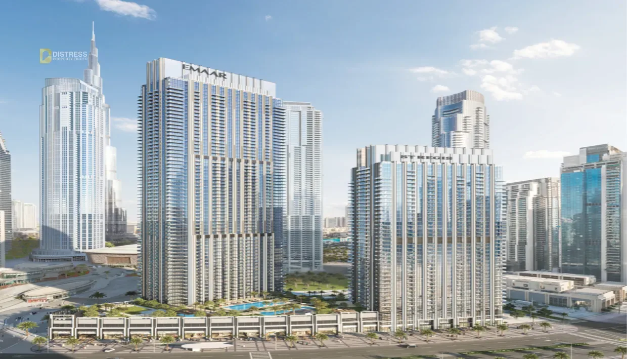 2-Bedroom Apartment St. Regis Residences Financial Centre Road Downtown Dubai — Bedroom Apartment With Khalifa In Dubai At