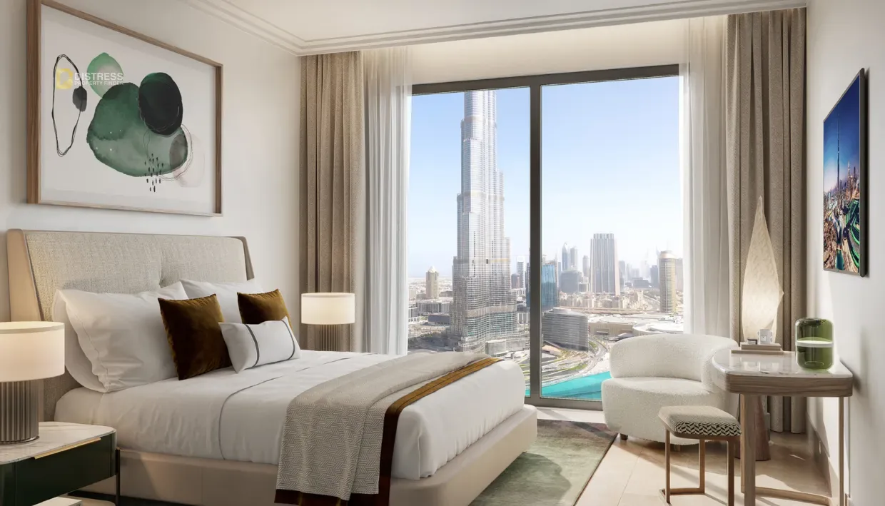 2-Bedroom Apartment St. Regis Residences Financial Centre Road Downtown Dubai — Tower Dubai By Emaar Bedroom