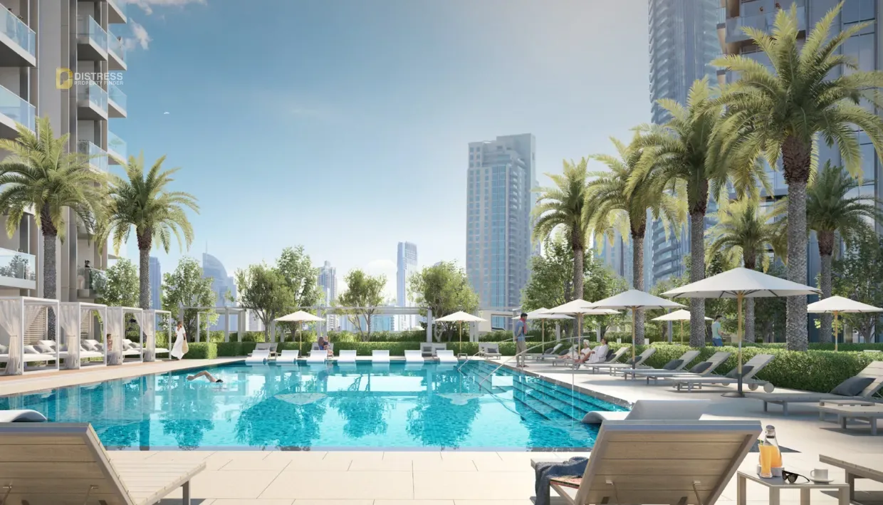 2-Bedroom Apartment St. Regis Residences Financial Centre Road Downtown Dubai — Tower Dubai By Emaar Swimming Pool