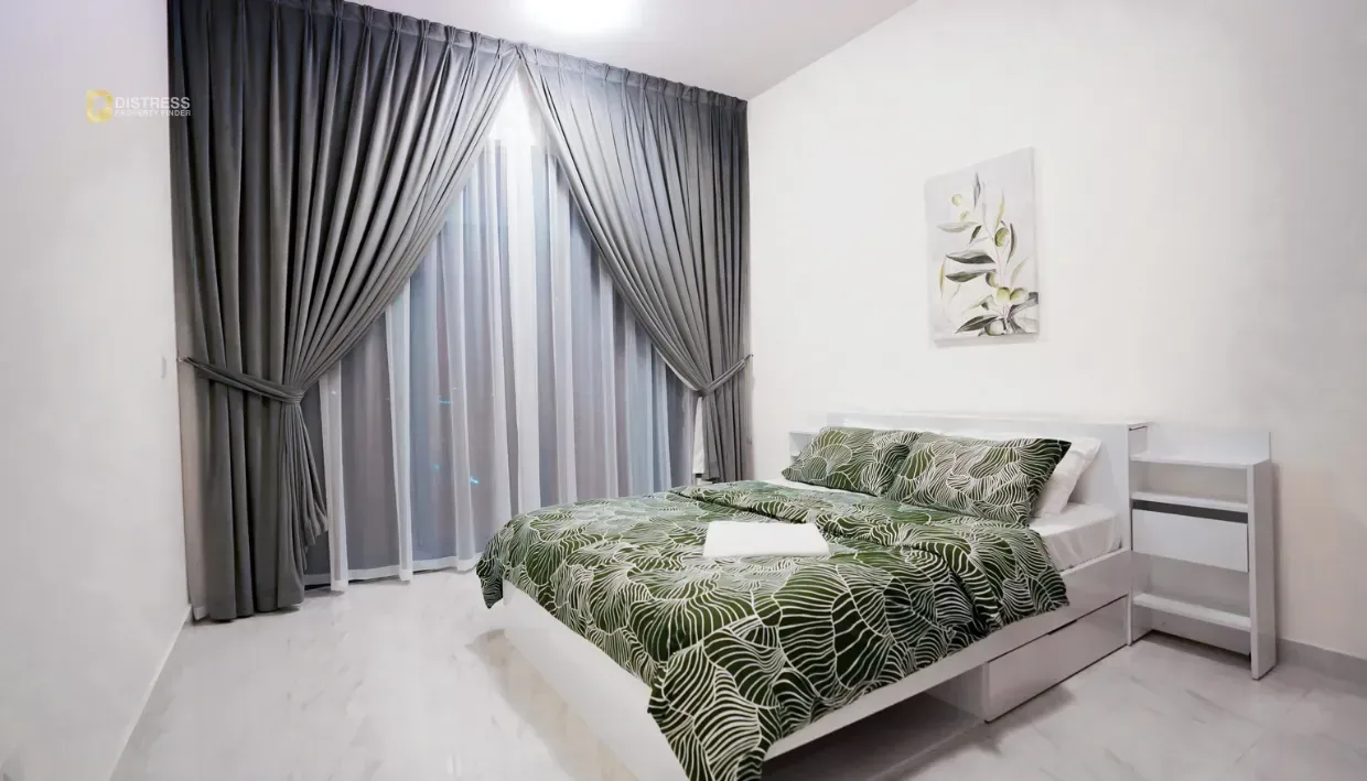 2-Bedroom Apartment Sydney Tower Jumeirah Village Circle — Bedroom