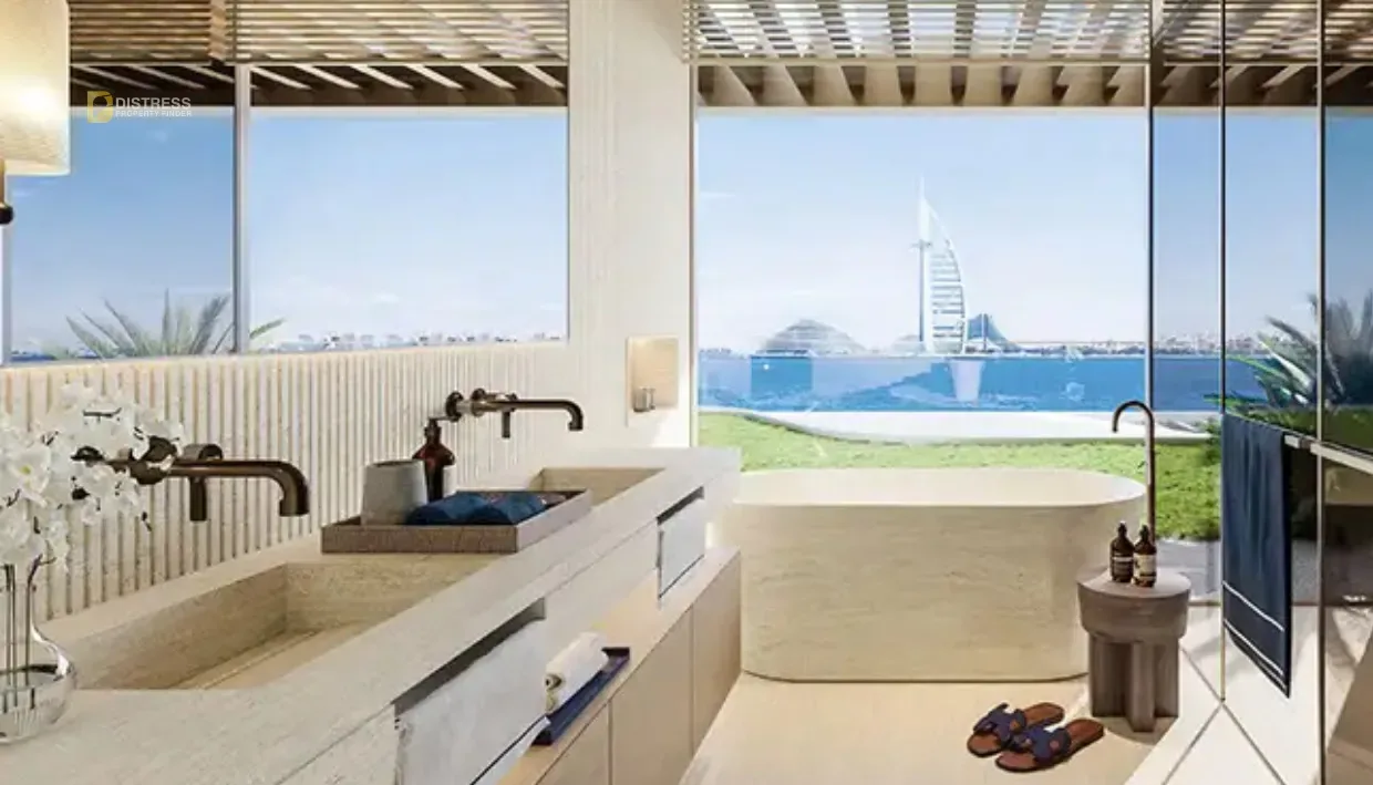 2-Bedroom Apartment Vitalia Palm Jumeirah — Burj Al Arab Bathroom