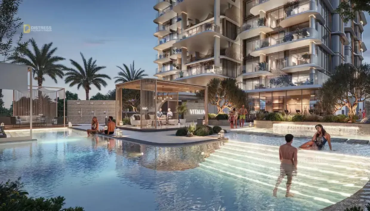 2-Bedroom Apartment Vitalia Palm Jumeirah — Burj Al Arab Swimming Pool