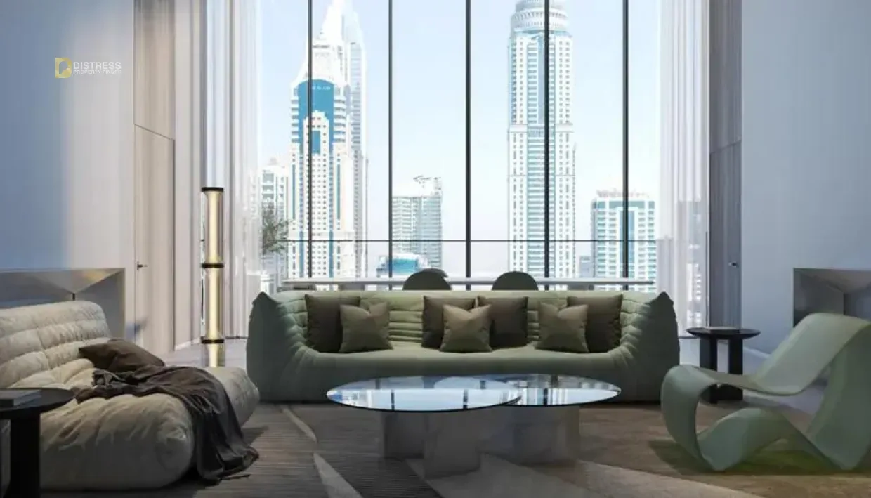 2-Bedroom Apartment W Residences Dubai Harbour — The Residence At By Arada Developments Living