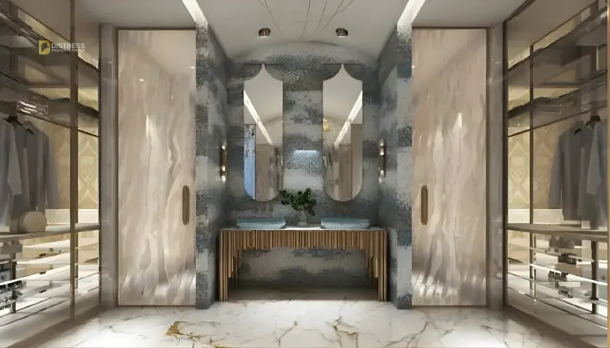 3-Bedroom Apartment DAMAC Bay Tower A Dubai Harbour — By Dubai Harbour Dressing Area