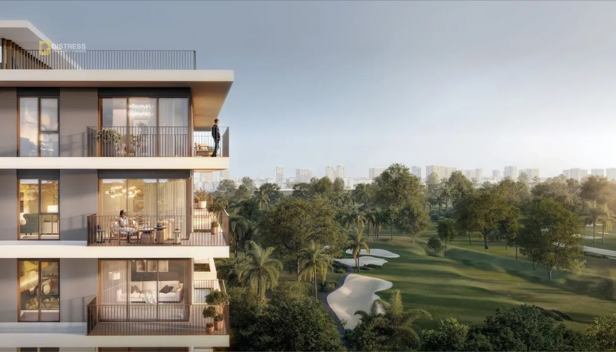 3-Bedroom + Maid Golf-View Apartment in Golf Point Tower 2, Emaar South – Below OP