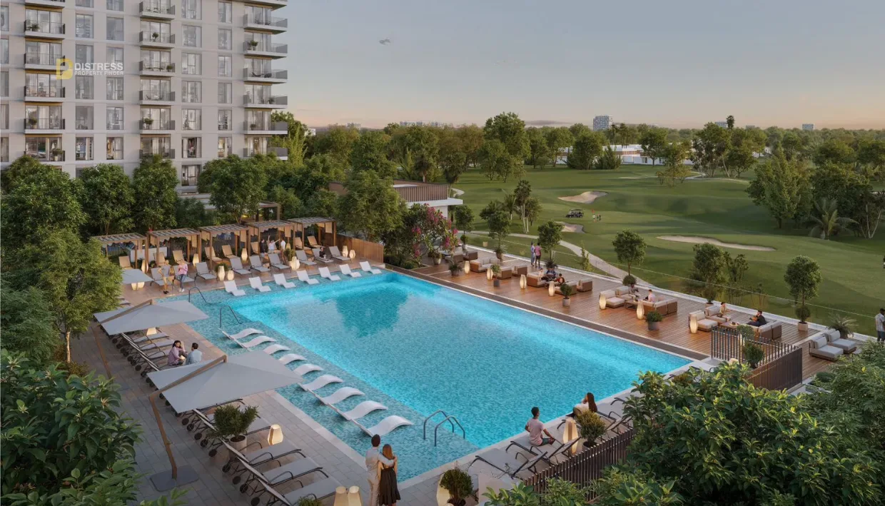 3-Bedroom Apartment Golf Point Tower 2 Emaar South — At Dubai By Properties Swimming Pool