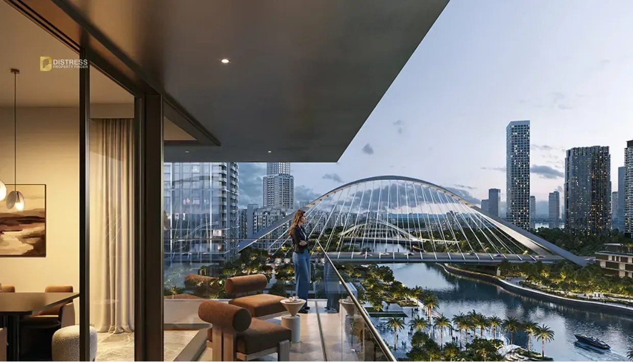 3-Bedroom Apartment Palace Residences Dubai Hills Estate — North Creek Harbour Balcony