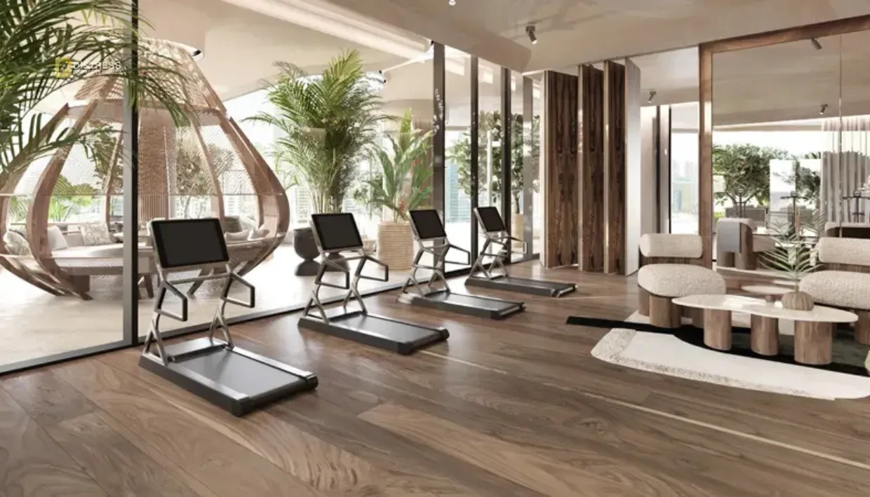 3-Bedroom Townhouse Cotier House 2 Dubai Island — Ctier Gym