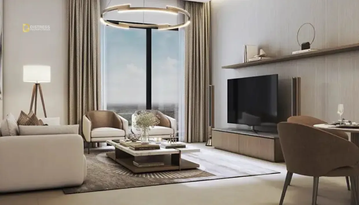 3-Bedroom Townhouse Cotier House 2 Dubai Island — Ctier Living Room