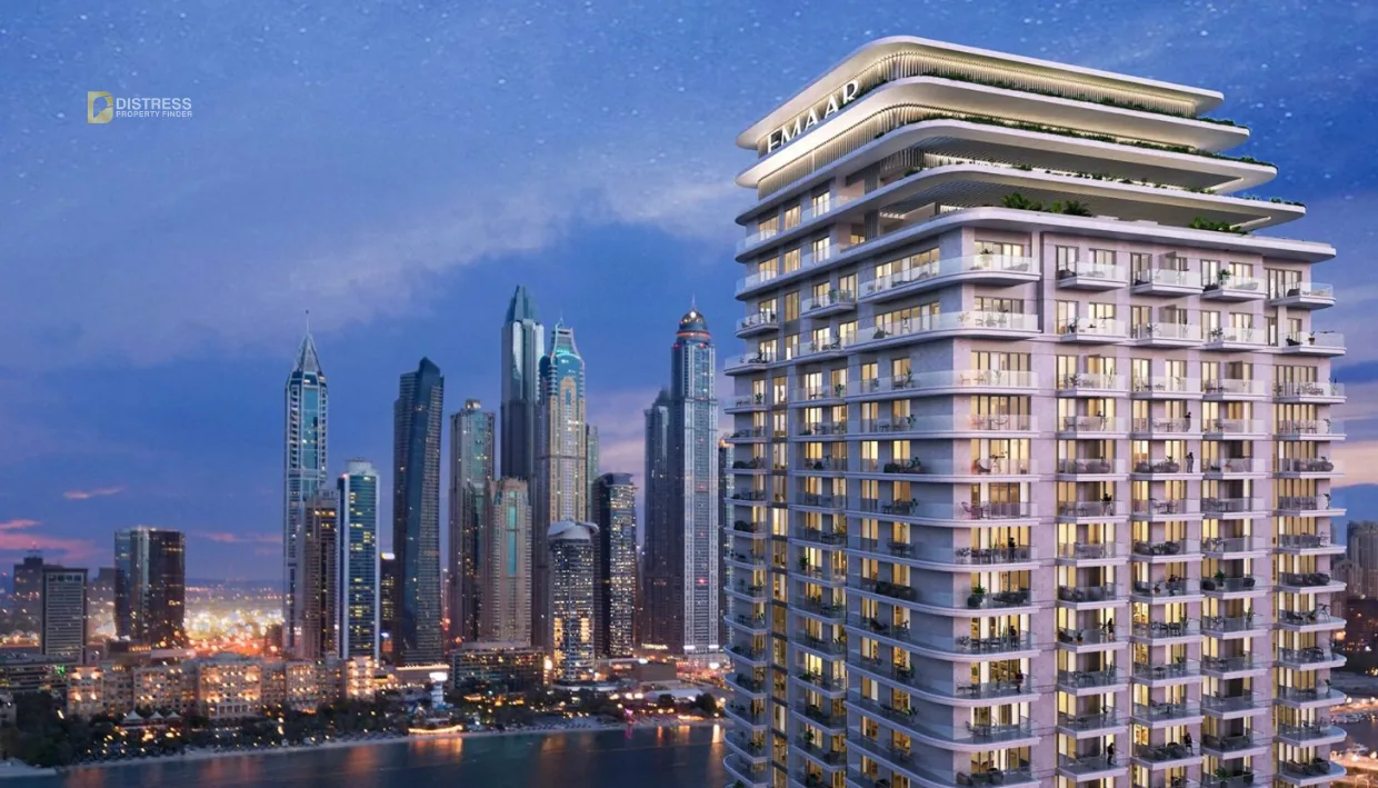 Mid-Floor 3-Bedroom + Maid Off-Plan Apartment at Beachgate by Address, Emaar Beachfront — Below Original Price