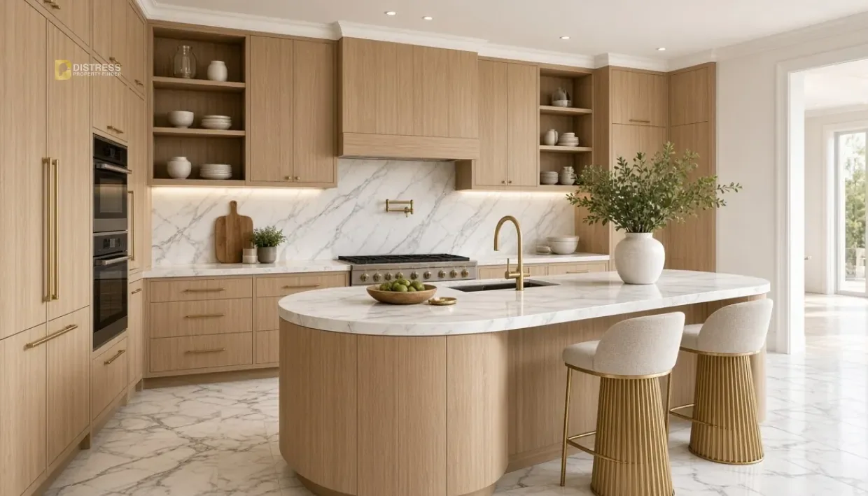 3-Bedroom Apartment Iluka Residences Dubai Island — Kitchen
