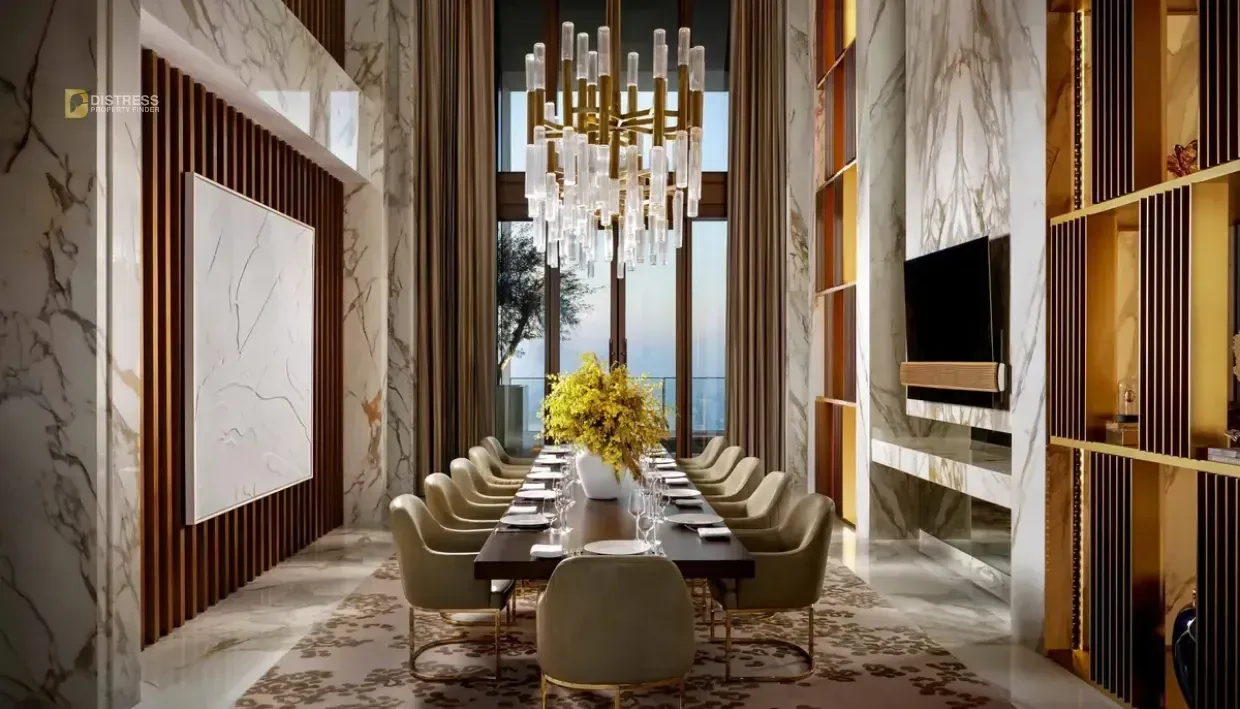 3-Bedroom Apartment Atlantis The Royal Residences Palm Jumeirah — Maid Terrace 320sqm Dual View Low Dinning