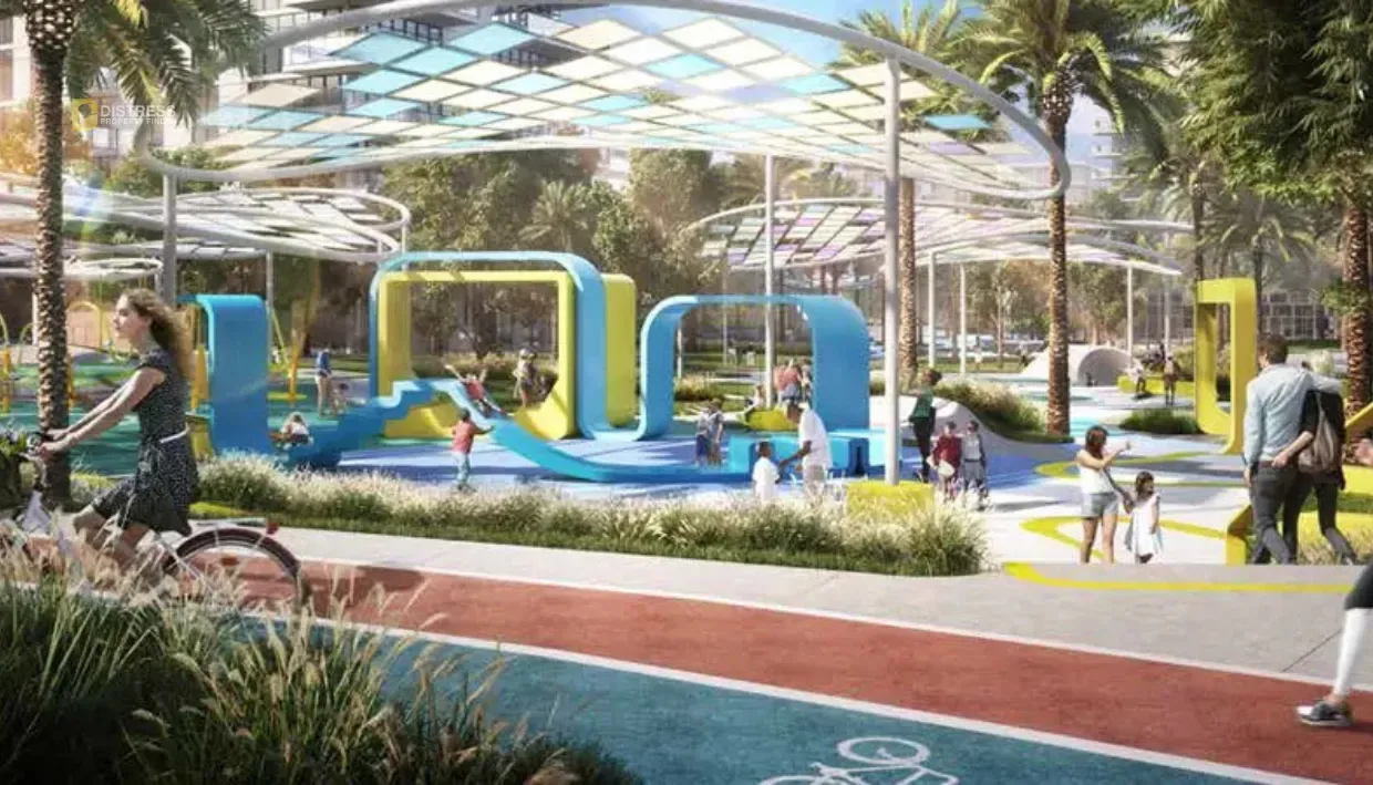3-Bedroom Apartment Erin City Walk — At Dubai By Meraas Kids Play Area