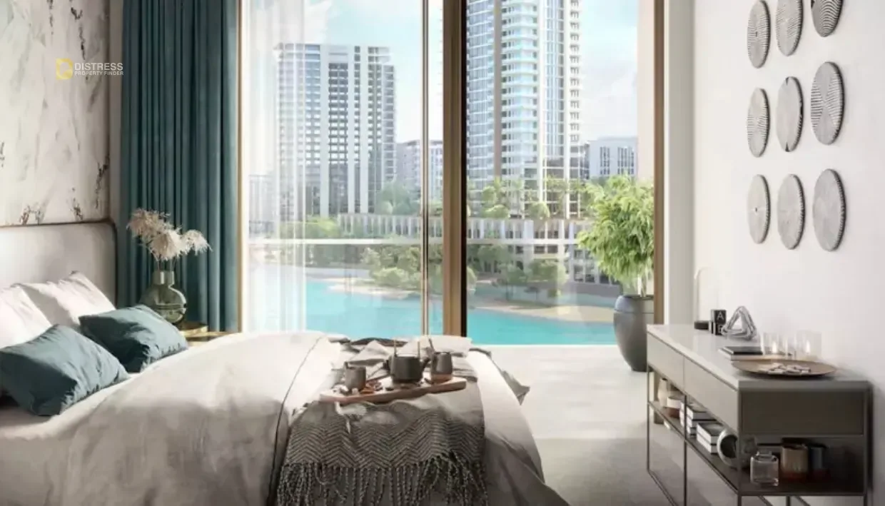 3-Bedroom Apartment Grove at Creek Beach Building 5 Dubai Creek Harbour — At Bedroom