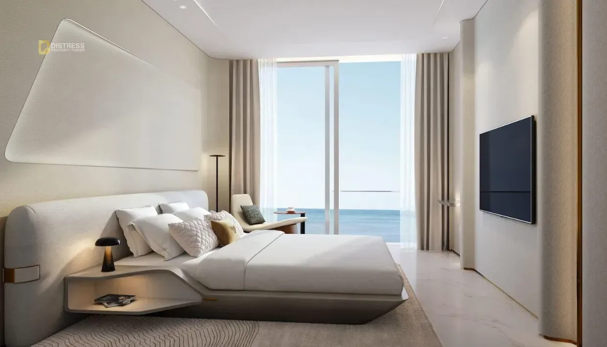 3-Bedroom Apartment Oceano - Tower A Al Marjan Island — Bedroom