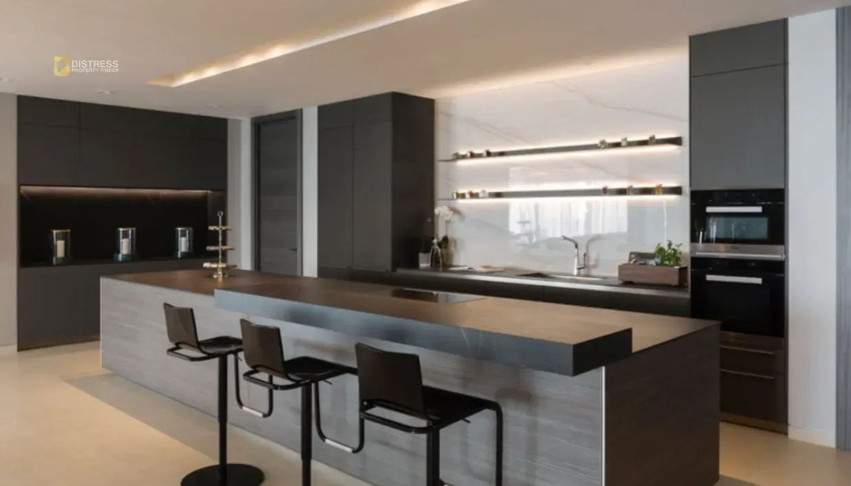 3-Bedroom Penthouse W Residences Mansion 1 Palm Jumeirah — Kitchen