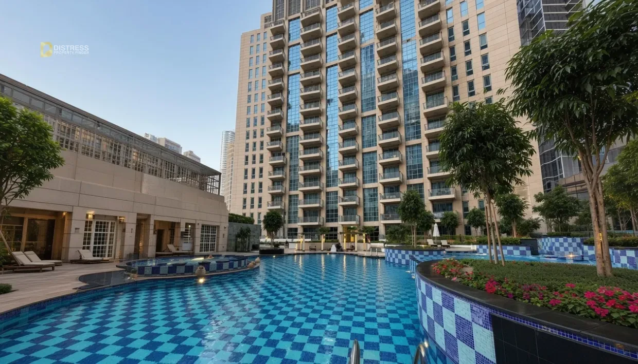 3-Bedroom Apartment Standpoint Tower B Downtown Dubai — Swimming Pool