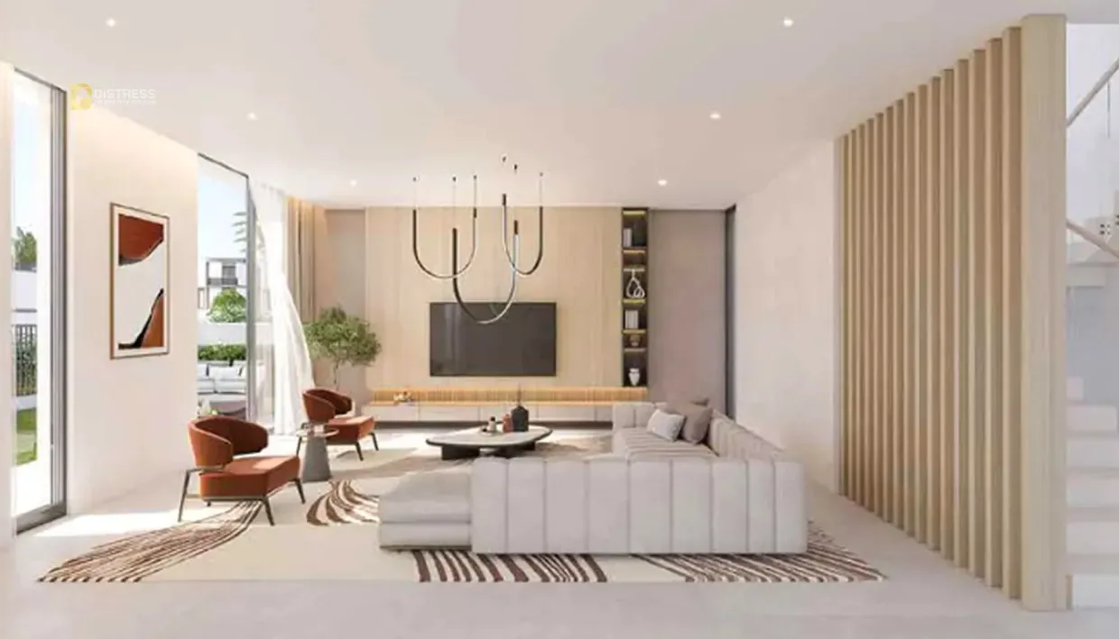 4-Bedroom Villa The Wilds Dubailand — By Living Room