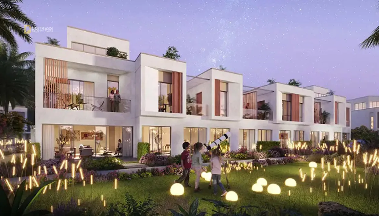 4-Bedroom Single-Row Townhouse in DAMAC Riverside Sage with Park View Below OP
