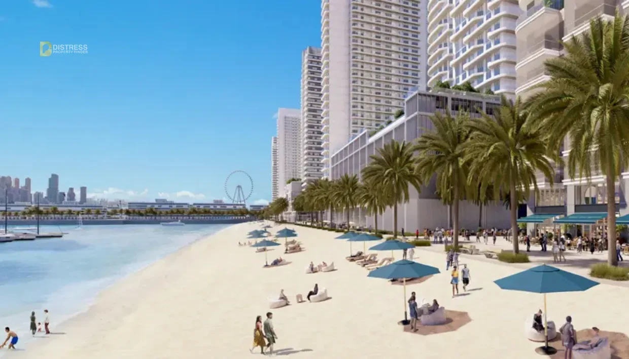 4-Bedroom + Maid Off-Plan Apartment at Beachgate by Address, Emaar Beachfront — Below Original Price