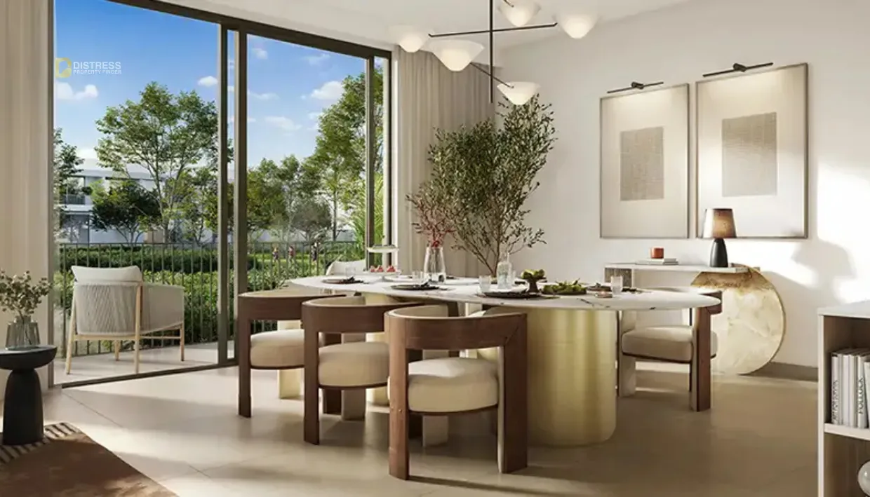 4-Bedroom Townhouse The Valley Dubai — At By Emaar Properties Dinning