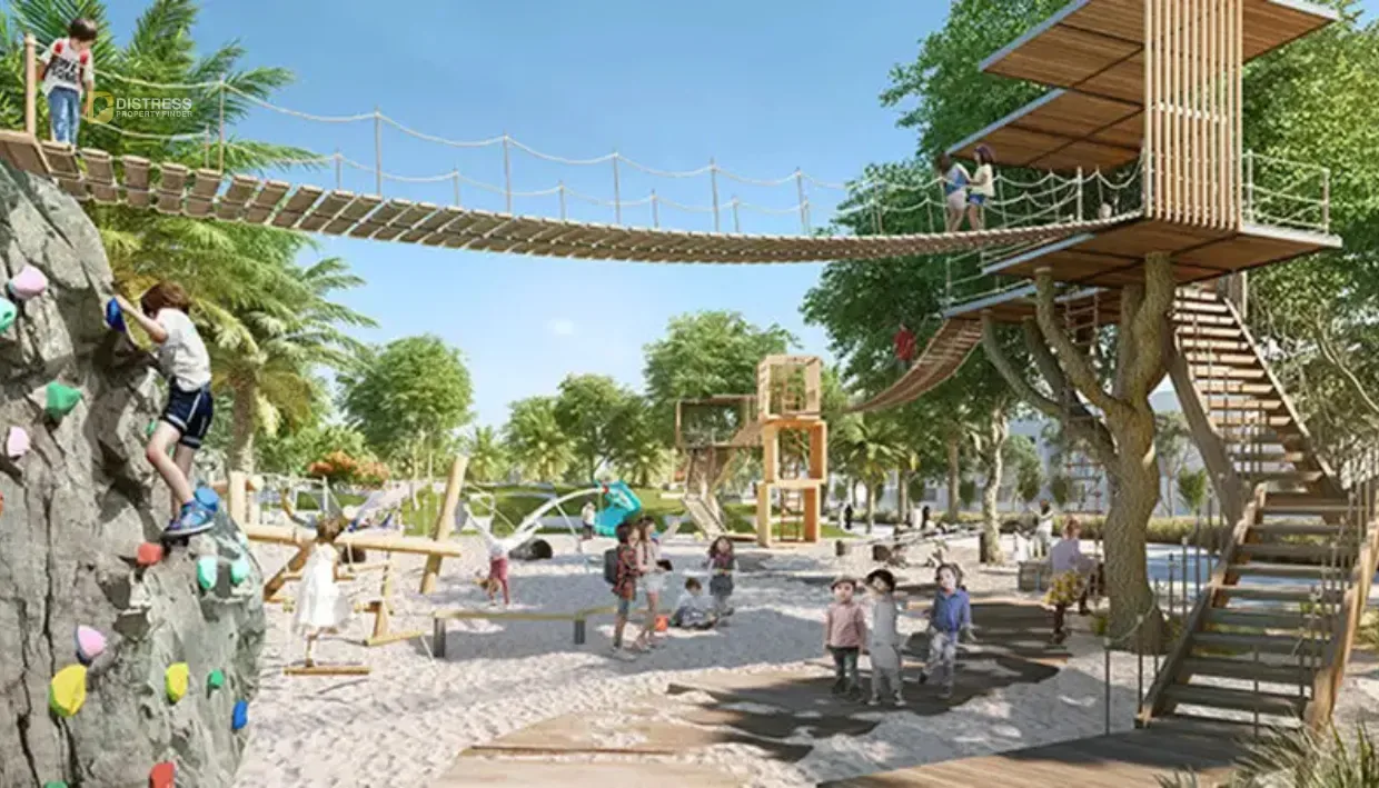 4-Bedroom Townhouse The Valley Dubai — At By Emaar Properties Kids Area