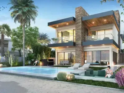 4-Bedroom Townhouse Costa Brava DAMAC Lagoons — 4br Ready 80pct Paid Distres