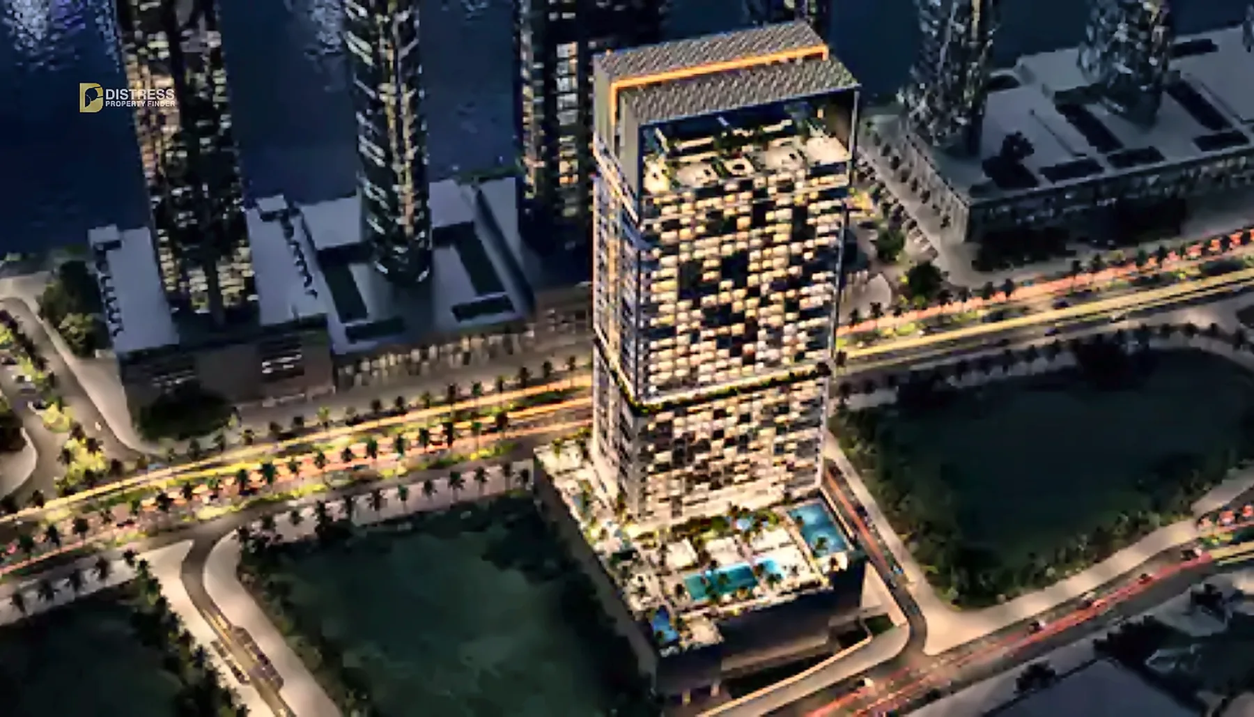Studio Apartment Franck Muller Yachting Dubai Maritime City — Aeternitas Top View