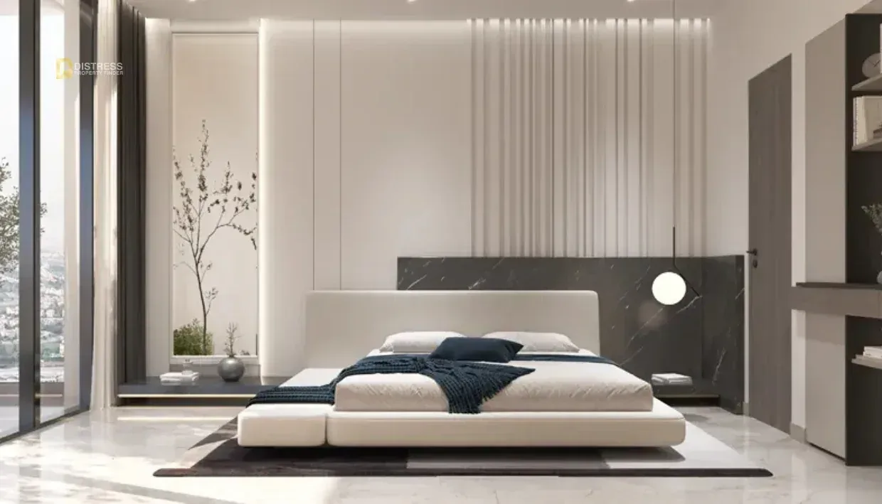 Studio Apartment Samana Ivy Gardens Dubailand Residence Complex — By At Dubailand Bedroom