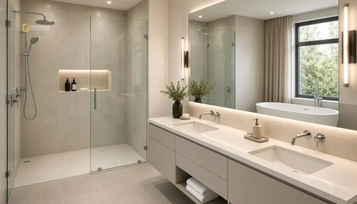 4-Bedroom Townhouse Violet 2 Damac Hills 2 — Bathroom