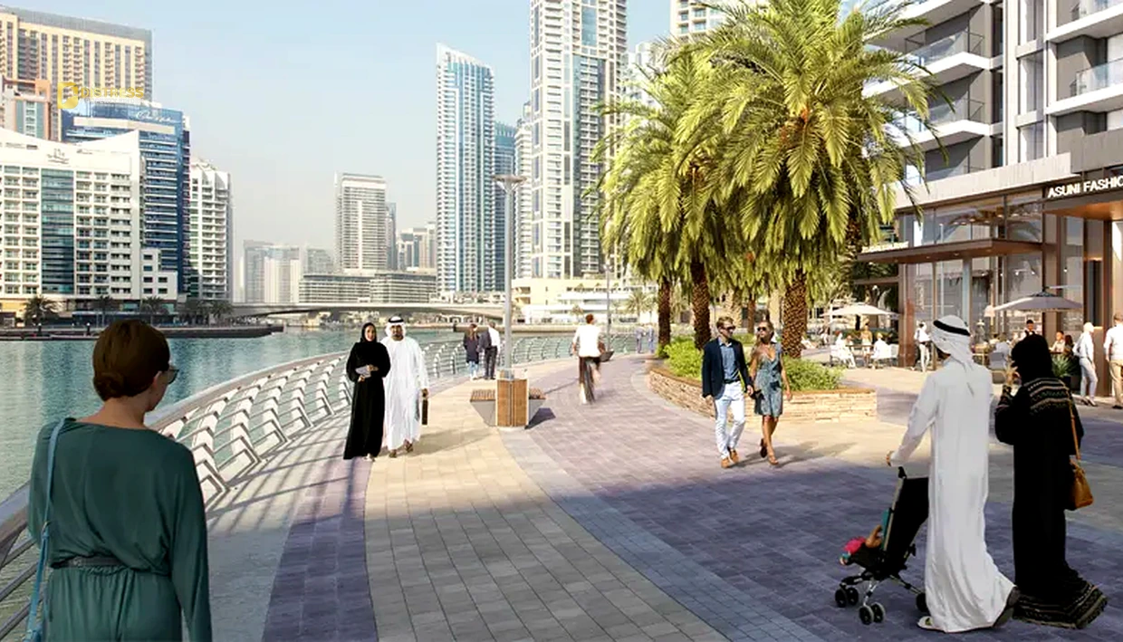 Marina Shores at Dubai Marina, Dubai - Emaar Properties - infinity swimming pool