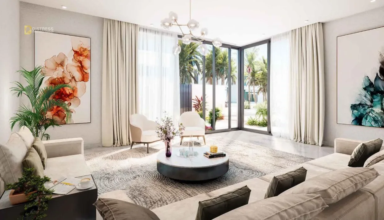 4-Bedroom Townhouse Haven Falls Haven by Aldar — By Living Room
