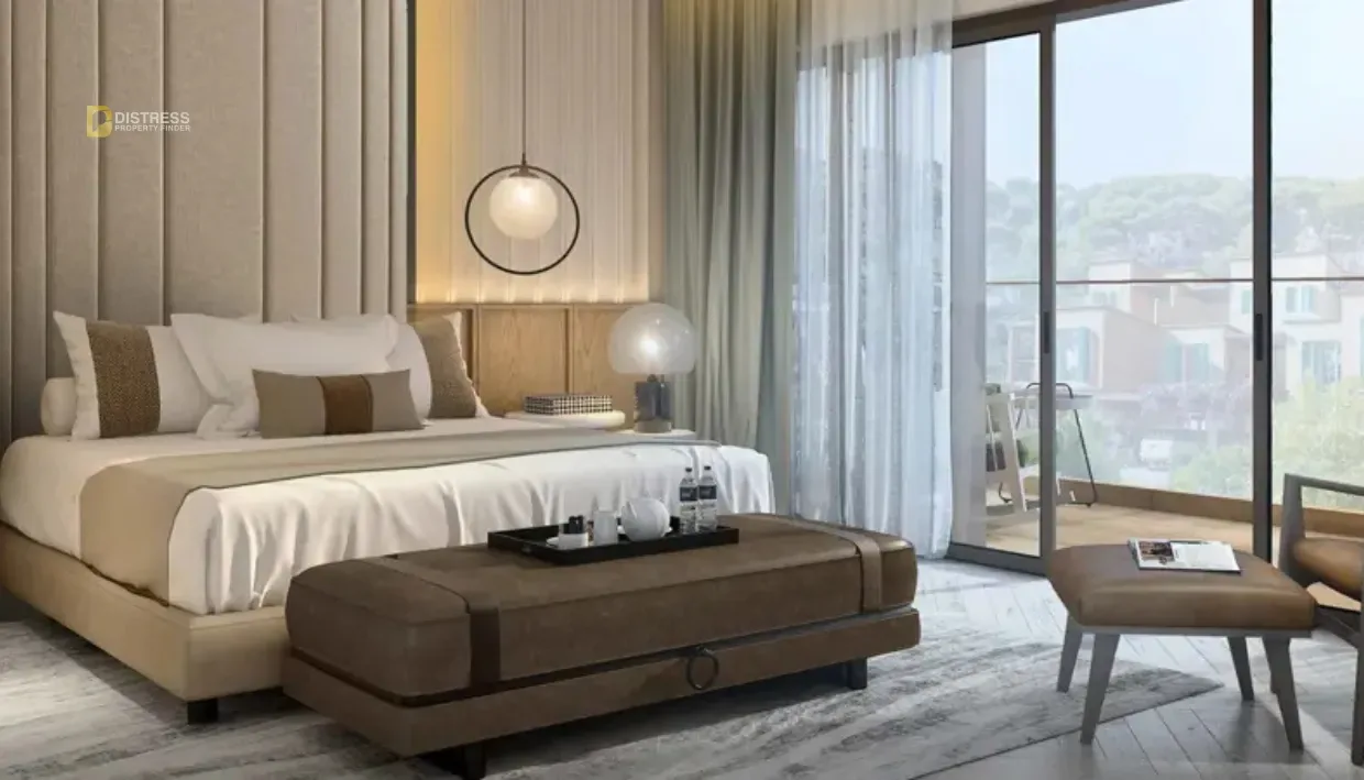 4-Bedroom Townhouse Mykonos DAMAC Lagoons — At Dubai By Properties Bedroom