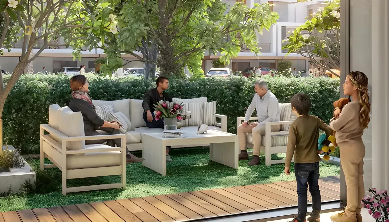 4-Bedroom Townhouse Damac Hills 2 Dubai — Open Seating