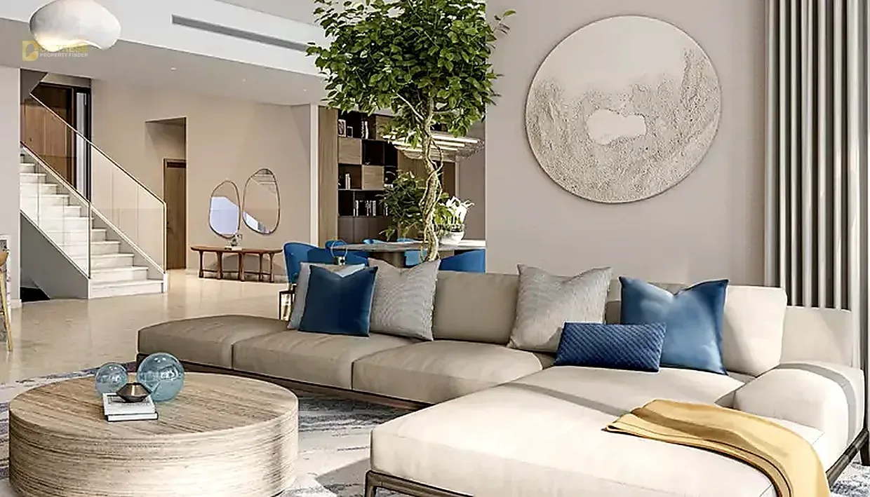 5-Bedroom Villa Address Hillcrest Dubai Hills Estate — 5br Distress Deal In Estate Living Room