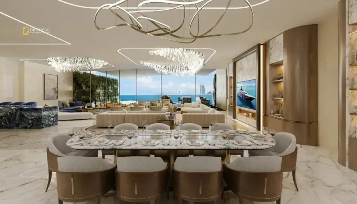 5-Bedroom Penthouse One Crescent Palm Jumeirah — Dinning Zone