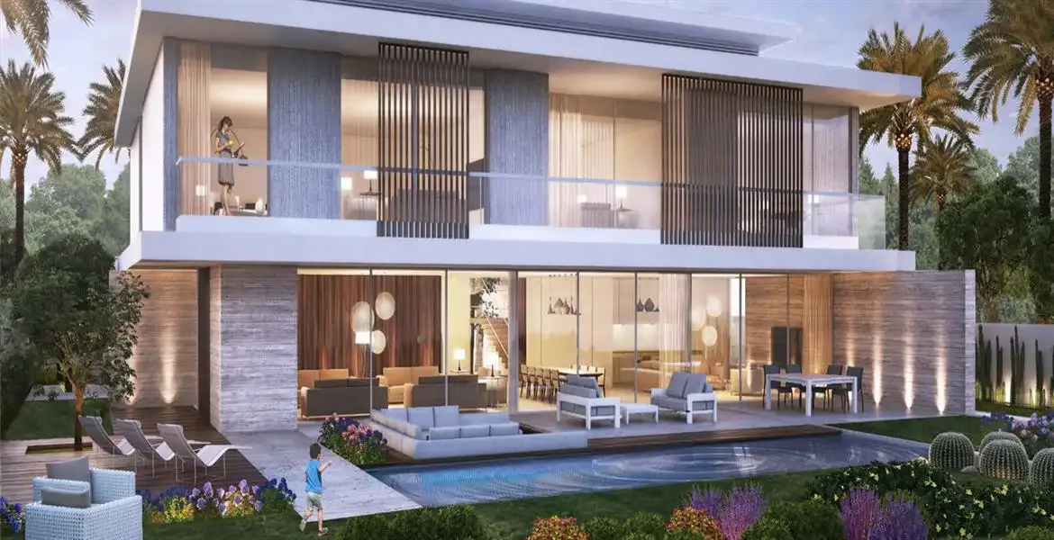 5-Bedroom Villa Dubai Hills Estate Dubai — Built Bedroom With In