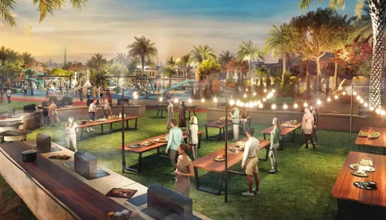 5-Bedroom Villa DAMAC Riverside Dubai Investments Park 2 — Dubai Investments Bbq