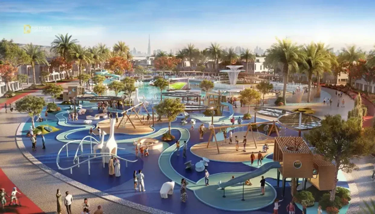 5-Bedroom Villa DAMAC Riverside Dubai Investments Park 2 — Dubai Investments 2play Area