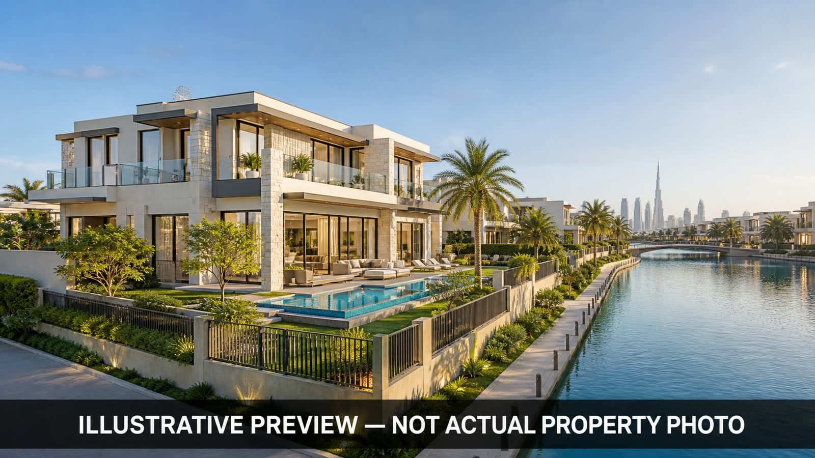 5BR Mirage Villa at The Oasis | Below OP | Corner Urban Canal