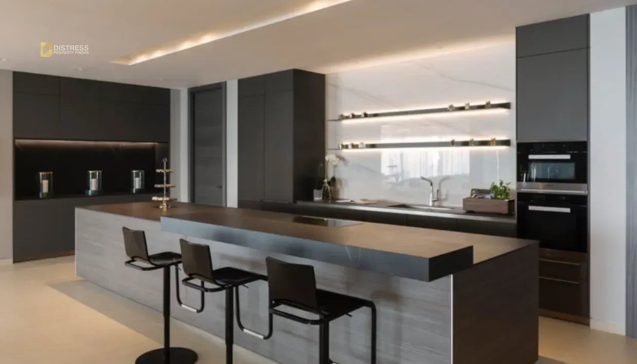 5-Bedroom Penthouse W Residences Mansion 1 The Crescent — Kitchen
